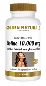 Golden Naturals Biotine 10.000mcg Capsules