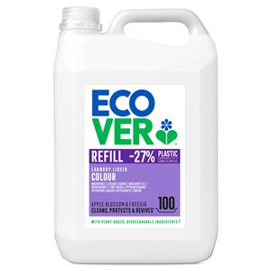 Ecover Vloeibaar Wasmiddel 5l Color Appelbloesem Freesia - Voordeelverpakking