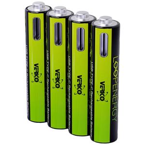 Verico LoopEnergy USB-C Micro (AAA)-Akku Li-Ion 600 mAh 1.5V 4St.