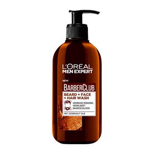 L'Oreal Paris Men Expert BarberClub Beard + Face + Hair Wash 200ml