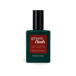 Manucurist - Nagellack Green Flash – Semi-permanenter Nagellack - -green Flash - Dark Pansy 15ml
