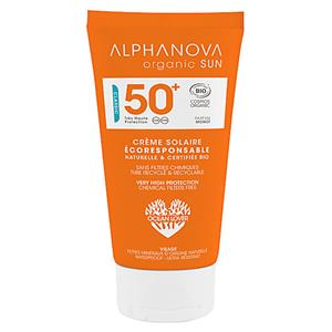 Alphanova Sun BIO SPF 50+ Zonnebrandcreme Gezicht Monoï