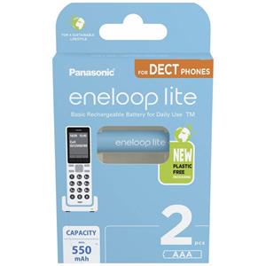 2 eneloop Akkus lite Micro AAA 550 mAh
