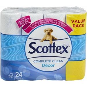 Scottex Toiletpapier Complete Clean 24 stuks