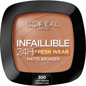 Kompakte Bräunungspulver L'oreal Make Up Infaillible 300-light Medium Pale Moyen 24 Stunden (9 G)