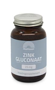 Mattisson Healthstyle Zink Gluconaat 25mg