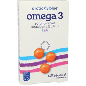 Arctic Blue Omega 3 Soft Gummies Strawberry & Citrus Kids