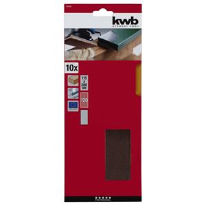 Kwb 812120 Schleifpapier Körnung 120 (L x B) 280mm x 115mm 10St.