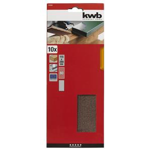 Kwb 812080 Schleifpapier Körnung 80 (L x B) 280mm x 115mm 10St.