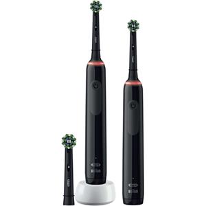 Oral-B - Elektrische Zahnbürste 'Pro 3 + 2. Handstück' in Black