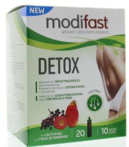 Modifast Detox met cactusvijg flacon 20 stuks