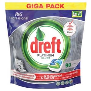 Dreft Vaatwastabl. 180 St. Platinum Doos