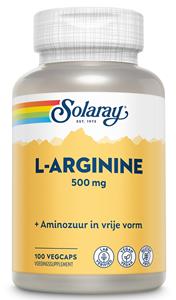 Solaray L-Arginine 500mg Capsules