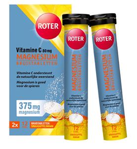 Roter Vitamine C & Magnesium Bruistabletten