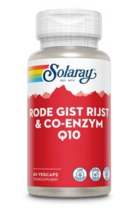 Solaray Rode Gist Rijst & Co-Enzym Q10 VegCaps