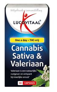 Lucovitaal Cannabis sativa & valeriaan 30 capsules