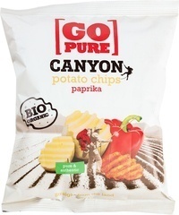 Go Pure Chips canyon paprikbio 6 x 125gr