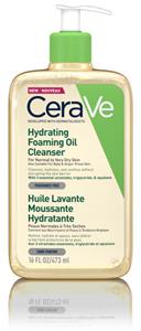 CeraVe Hydrating Foaming Oil Cleanser - voor normale tot (zeer) droge huid - voor gezicht en lichaam