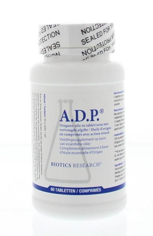 biotics ADP Oregano emulsie time released 60 tabletten