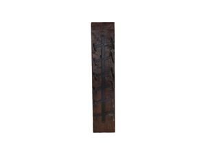 HSM Collection Wijnrek 6 flessen - 20x13x100 - Bruin/zwart - Oud hout/metaal