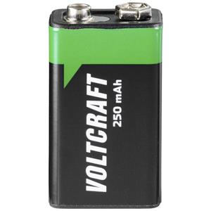 VOLTCRAFT 9V Block-Akku NiMH 250 mAh 8.4V 1St.