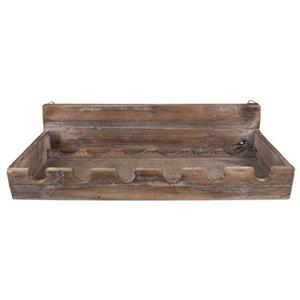 Clayre & Eef Wijnrek 57x28x14 cm Bruin Hout Flessenrek Flessenhouder