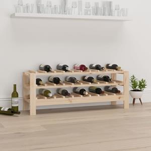 vidaXL Weinregal 109,5x30x42 cm Massivholz Kiefer 