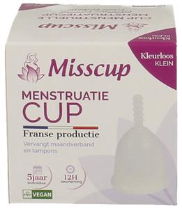 Eco Conseils Misscup Menstruatie Cup Klein Kleurloos