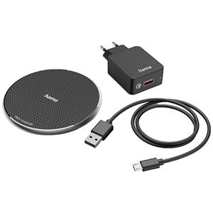 Hama Wireless Charger-Set QI-FC10 schwarz