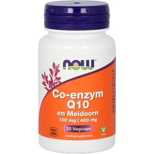 NOW Co-enzym Q10 en Meidoorn