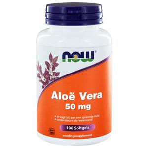 Now Aloë vera 50mg 100 softgels