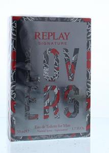 Replay Signature Lovers Men Eau de Toilette, 50 ml