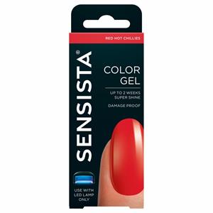 Sensista 6x  Color Gel Red Hot Chillies 7,5 ml