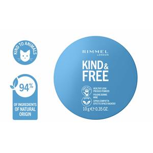 Kompaktpuder Rimmel London Kind & Free 10-fair Reifend (10 G)