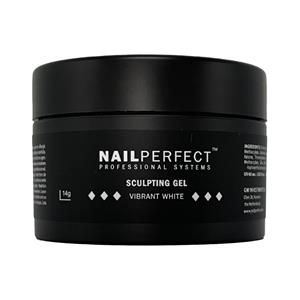 NailPerfect Nail Perfect LED/UV Sculpting Gel Vibrant White 14 gr