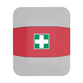 Verbanddoos-opzetstuk, voor brandblusserkast help, B 434 x D 225 x H 196 mm, rood