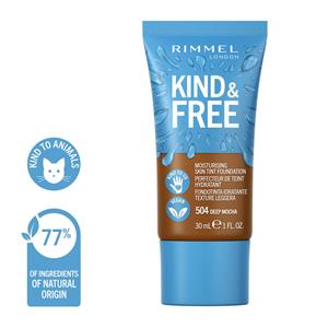 Rimmel KIND&FREE Vegan Foundation 504 Deep Mocha 30 ml