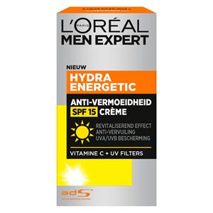 L'Oréal Hydra Energetic Hydraterende Gezichtscrème SPF 15 50 ml