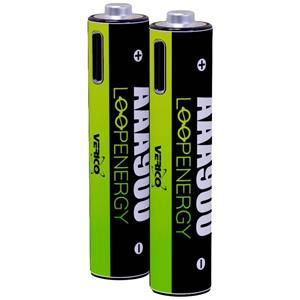 verico LoopEnergy AAA USB-C Micro-Akku 900mWh 2 St. Micro (AAA)-Akku Li-Ion 900 mAh 1.5V 2St.