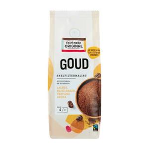 Fairtrade Original Fair Trade Original snelfilter koffie goud