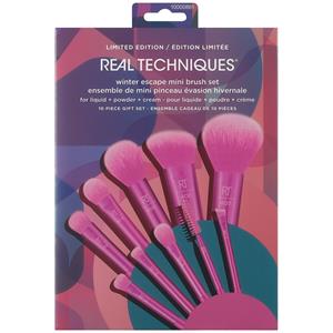 Set Mit Schminkbürsten Real Techniques Winter Escape Mini Brush 10 Stücke