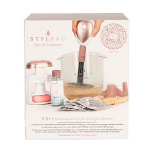 StylPro Spin and Squeeze Makeup Brush and Beauty Sponge Cleaner