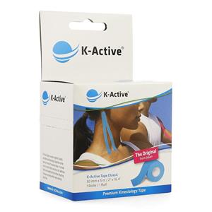 Naqi K-Active Tape Blauw 5,0cmx5m 1 Rol