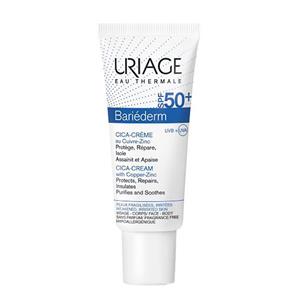 Uriage Bariéderm Cica-Crème Met Koper/Zink SPF50+ Tube 40ml