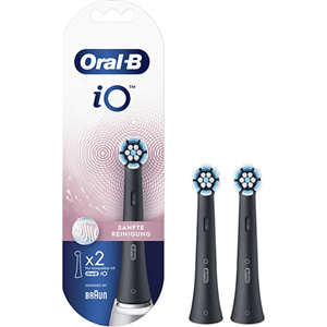 Oral-B iO Gentle Care Black opzetborstels - 2 stuks