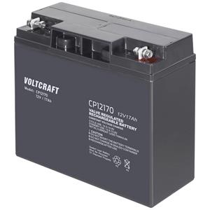 VOLTCRAFT CE12V/17Ah VC-12713975 Bleiakku 12V 17Ah Blei-Vlies (AGM) (B x H x T) 181 x 167 x 77mm M5-