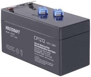 VOLTCRAFT CE12V/1,2Ah VC-12713955 Bleiakku 12V 1.2Ah Blei-Vlies (AGM) (B x H x T) 97 x 58 x 43mm Fla