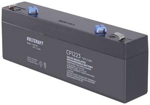 VOLTCRAFT CE12V/2,3Ah Loodaccu 12 V 2.3 Ah Loodvlies (AGM) (b x h x d) 178 x 67 x 35 mm Kabelschoen 4.8 mm Onderhoudsvrij