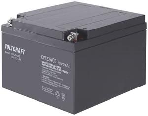 VOLTCRAFT CE12V/24Ah VC-12713980 Bleiakku 12V 24Ah Blei-Vlies (AGM) (B x H x T) 166 x 125 x 175mm M5