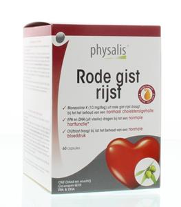 Physalis Rode gist rijst 60 capsules